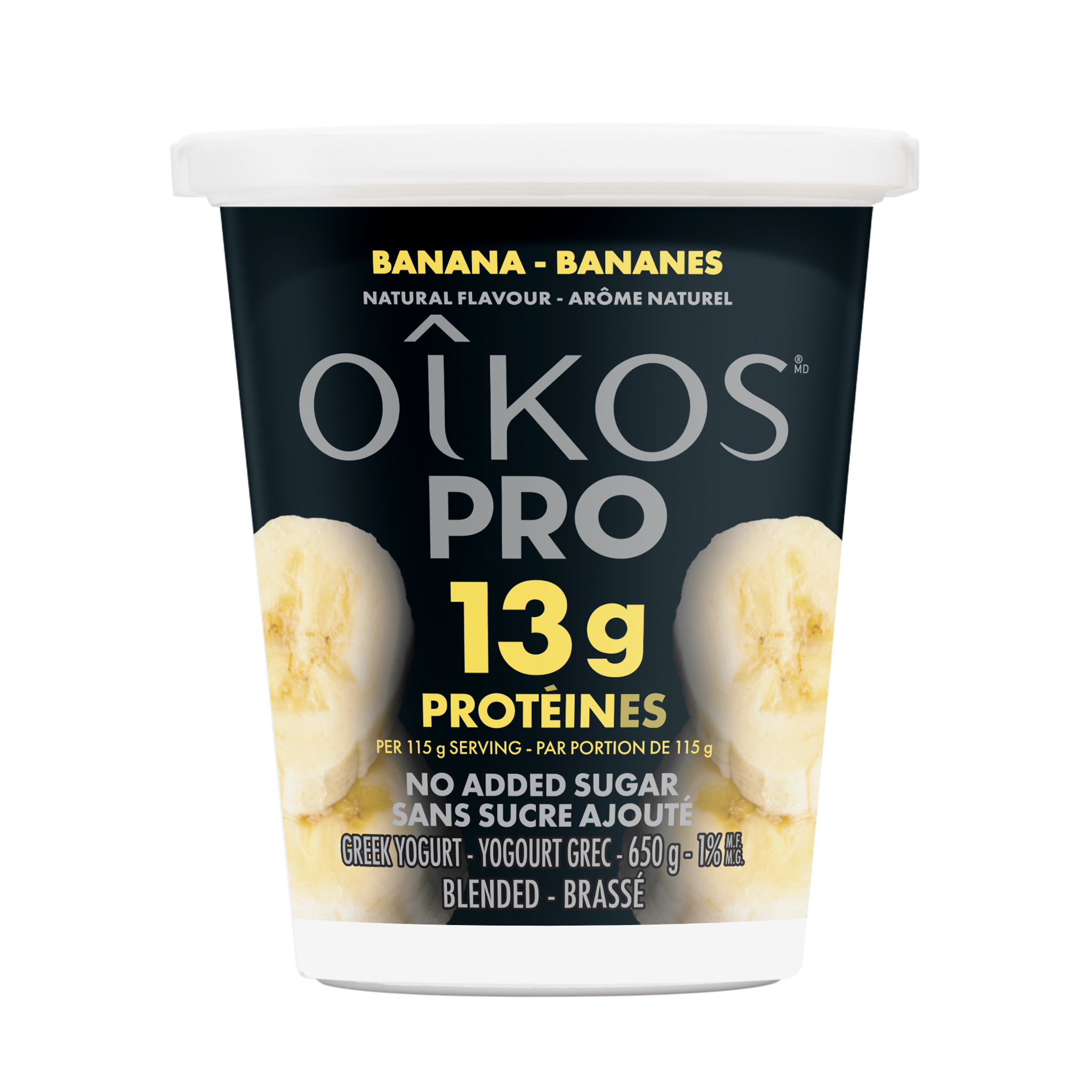 High Protein Banana Flavour Yogurts - Oikos PRO™ Tubs