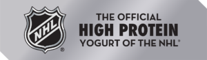 The official high protein yogurt of the NHL